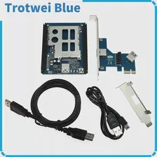 Оптовая продажа PCI-e x1 для ExpressCard 34-54 мм Адаптер расширения слота PCI express Card для Преобразователя Карт Express Card Reader
