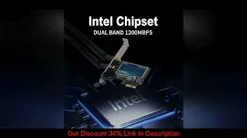 ❄️ Dual Band 1200Mbps 802.11ac Wireless PCI-e Desktop PCI Express Wlan Wifi Adapter Wi-Fi + Bluetoo