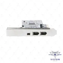 Firewire 400   PCI-e VIA6307 1x IEEE1394 4pin  3x IEEE1394 6pin   PC 