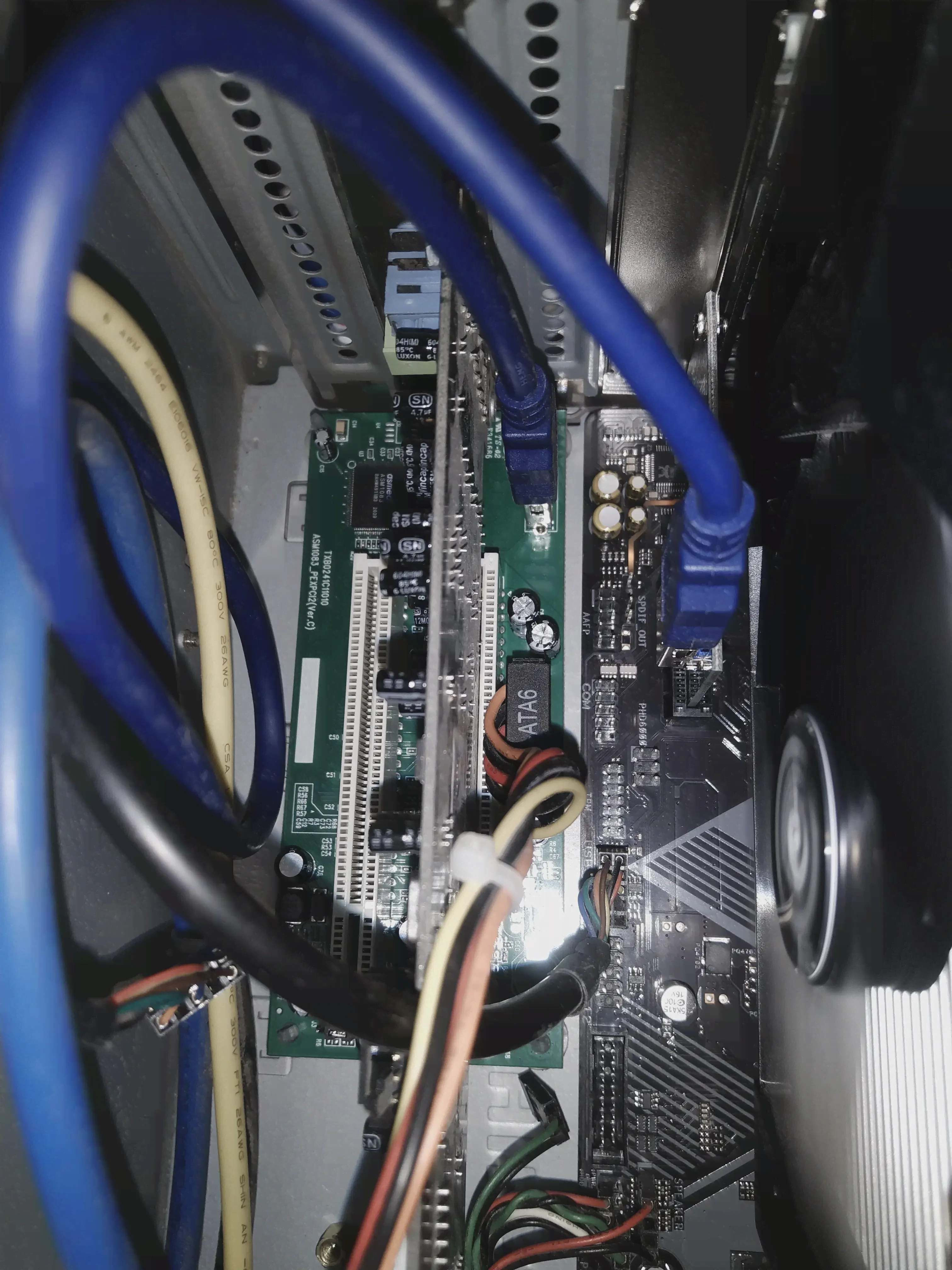 🛍 Настольная карта PCI-Express PCI-e на PCI, карта расширения PCIe на два слота Pci, USB 3,0-3