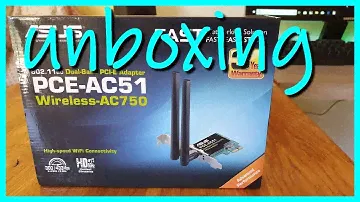 unboxing de la carte wifi ASUS PCE AC51