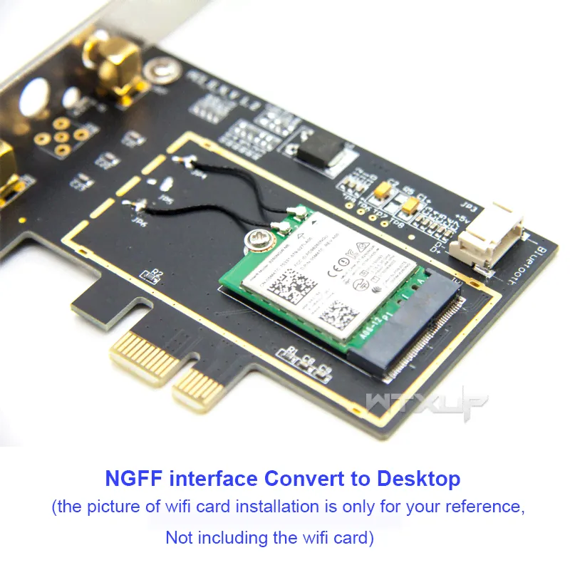 Адаптер PCI-E M.2(NGFF) Wi-Fi + Bluetooth-3