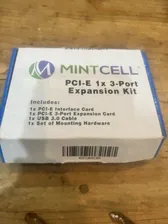 PCI-e Express 1X to 3 Port 1X Switch Multiplier HUB Riser Card+USB Cable