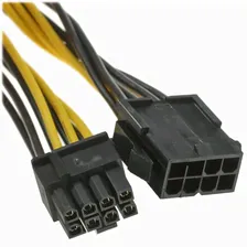 Кабель для блока питания FinePower PCI-E 6+2pin(F) - PCI-E 8pin(M)