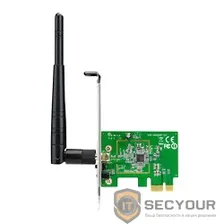 ASUS PCE-N10 WiFi Adapter PCI-E (PCI-Ex1, WLAN 150Mbps, 802.11bgn) 1x ext Antenna