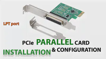 parallel port card installation