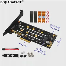 Карта расширения адаптера PCI Express PCI-E 4X для NGFF M2 с Золотым радиатором Поддерживает SSD M.2 SATA NVME