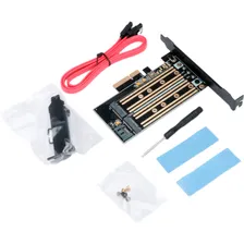 Переходник PCI-E - M.2 Gembird MF-PCIE-NVME-SATA