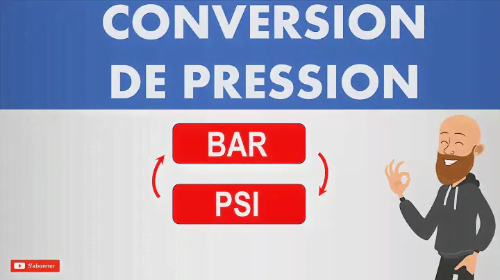 Comment convertir des psi en bar? Méthode en 1 minute