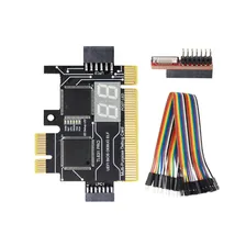 Анализатор LPC Отладочная карта PCI PCI-E Комплект пост-тестирования Диагностическая карта материнской платы J04