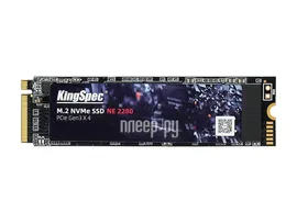 Твердотельный накопитель KingSpec SSD PCI-E 3.0 M.2 2280 x4 1Tb NE-1TB