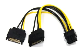 Переходник питания 8pin PCI-E с 2x SATA