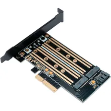 Переходник PCI-E - M.2 Gembird MF-PCIE-NVME-SATA