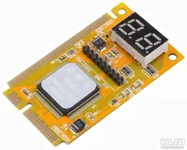 Пост-карта, Post-card для диагностики ноутбуков MINI-PCI, MINI PCI-E И LPC