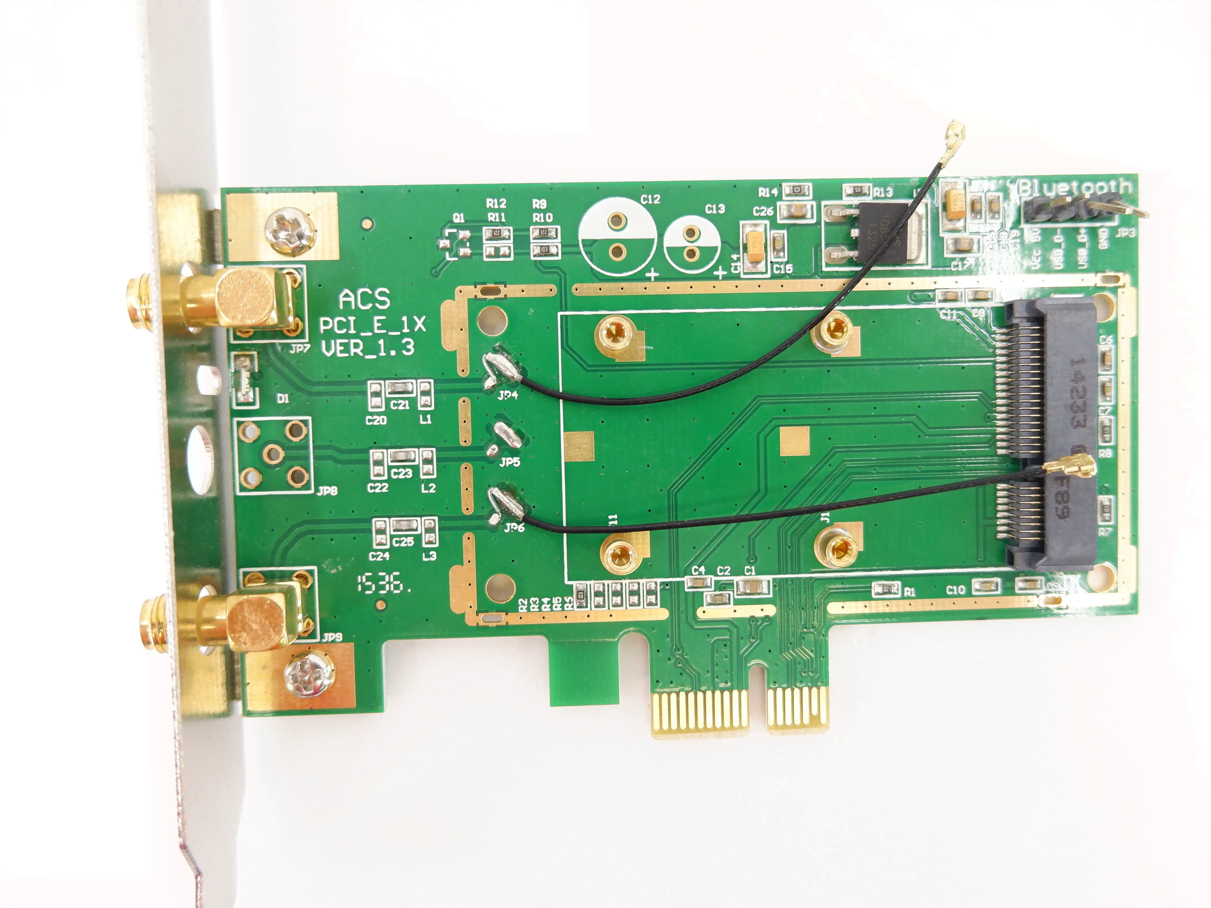 Адаптер для установки mini PCI-E в PCI-E x1-1