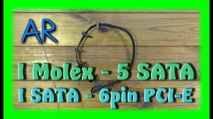 SATA переходники питания  (1 Molex - 5 SATA / 1 SATA - 6pin PCI-E )