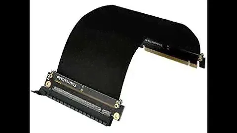 Thermaltake TT Gaming PCI-E x16 3.0 Black Extender Riser Cable 200mm AC-053-CN1OTN-C1