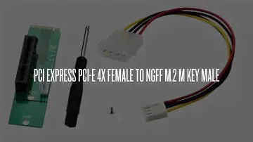 M 2 NGFF SSD to PCI e Express 4x Converter Adapter Card 1080p
