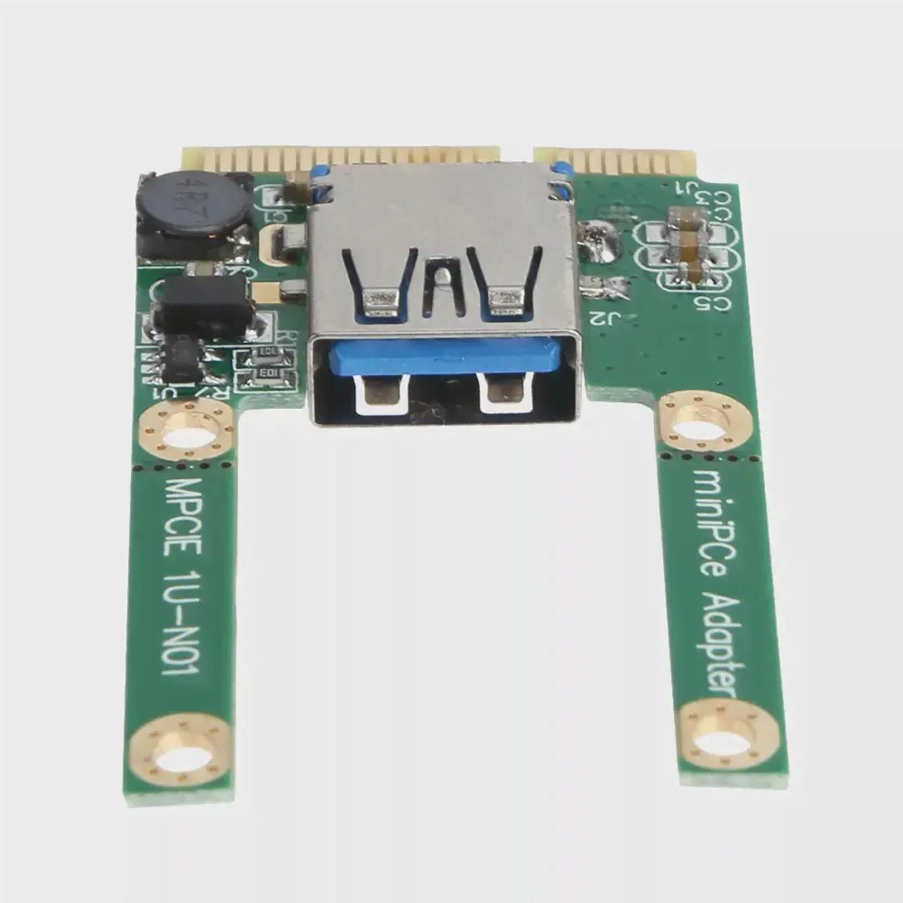 Блокнот Mini PCI-E-USB2.0 PCI Express Adapter Card Mini PCI-E-USB 2.0 Expansion Card for Notebook USB Bluetooth Adapter