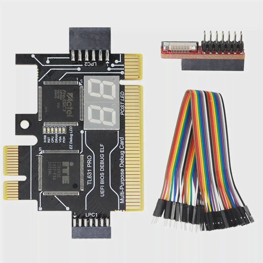 TL631 PRO Универсальный ноутбук PCI диагностическая карта PCI-E Mini материнская плата диагностический анализатор тестер отладка