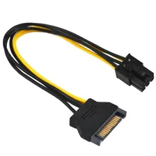 Переходник питания видеокарты PCI-Express 6-контактный на SATA Orient С512