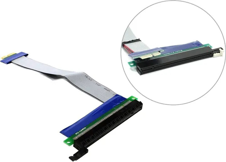 Переходник Espada PCI-E x1 - PCI-E x16 (EPCIEX1-X16rc)