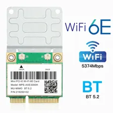 WiFi 6E Wifi Card Mini PCI-E Network Adapter 802.11AX AX210 WiFi Bluetooth 5.2